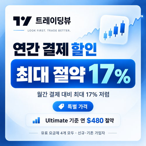 트레이딩뷰 연간 결제 할인 할인코드